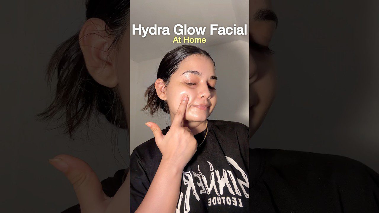 Namų Hydra Glow veido procedūra ~ Valymas, odos šveitimas, de-tan šveitiklis