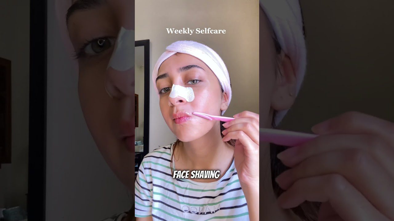 Realistinis savęs priežiūra | Savaitinė savęs priežiūra (Juodieji taškeliai, Antakiai, Veido skutimas, Oda) ✨