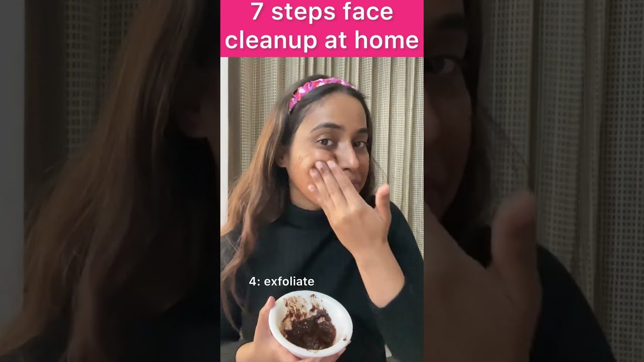 7 žingsniai veido valymui namuose #trumpai #veidoProcedūrosNamie