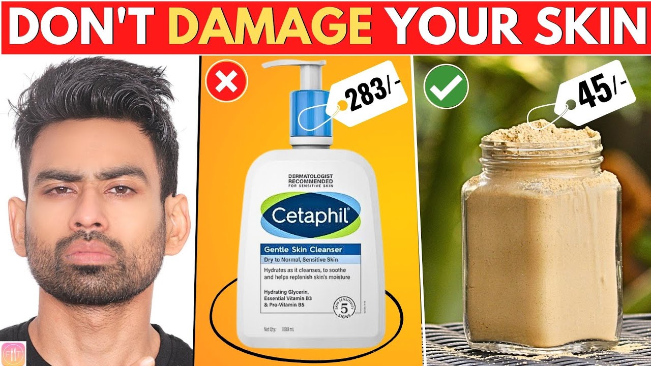 Vyras, kairėje, viduryje Cetaphil prausiklis kaina 283, dešinėje stiklainis natūralios pudros kaina 45