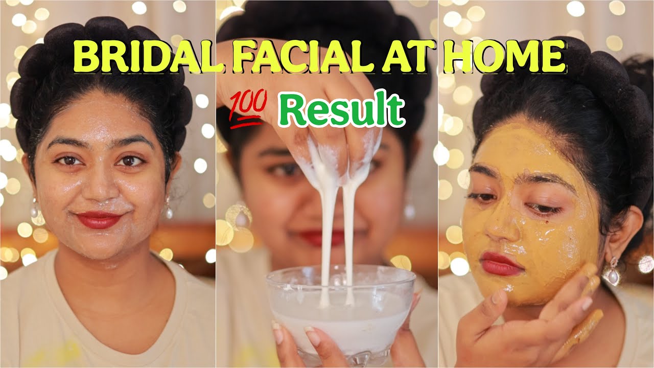 Moteris demonstruoja namų veido kaukes: baltas šveitiklis ir geltona pasta ant veido