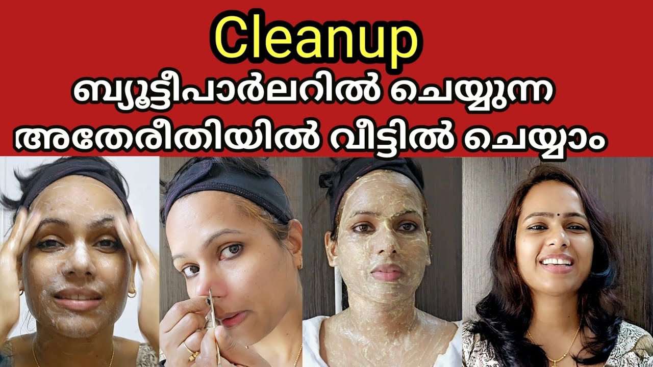 Moteris rodo veido valymo žingsnius: prausimas, spuogo spaudimas, kaukė, šypsena.