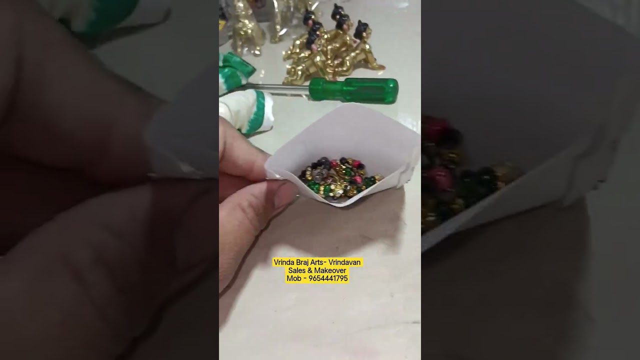 laddu gopal akių makiažas | laddu gopal makiažas | @vrindabrajarts1909