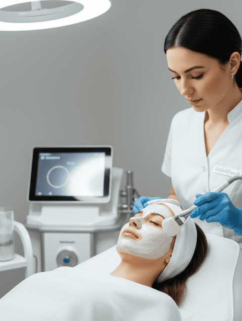 Drėkinamoji veido procedūra